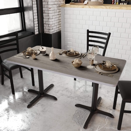 Flash Furniture Glenbrook 30" x 60" Rectangular Table Top with White or Gray Reversible Laminate Top XU-WHGY-3060-GG